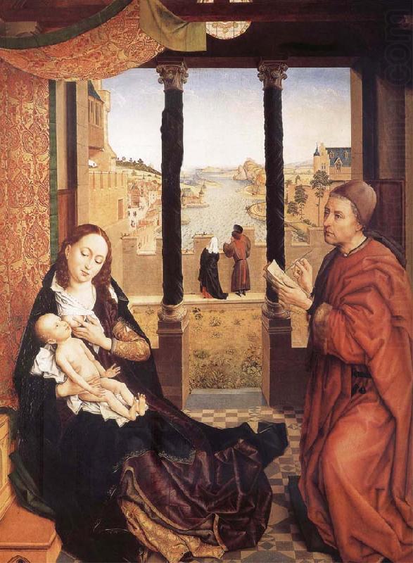 Rogier van der Weyden San Lucas Painting to the Virgin one oil painting picture